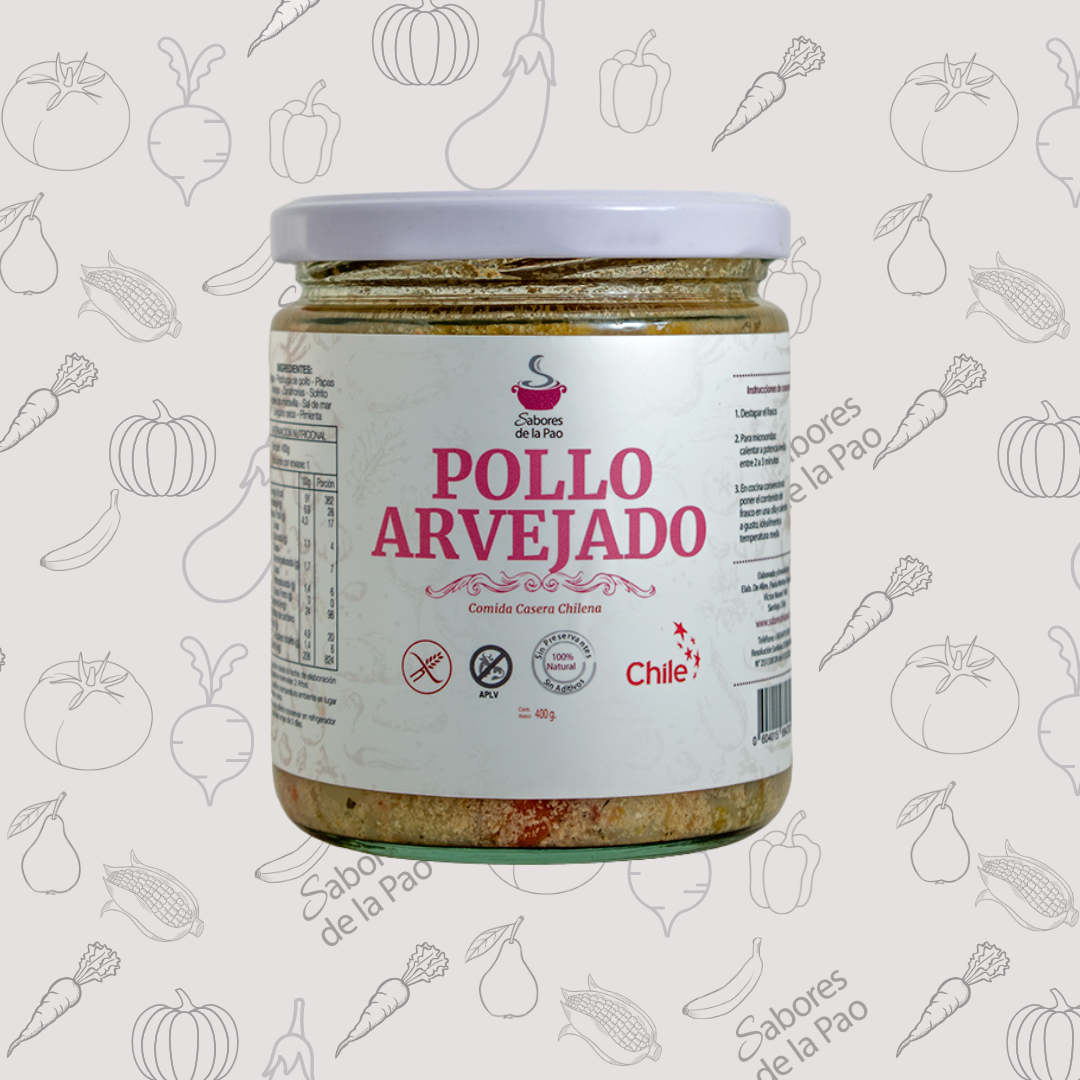 Pollo arvejado