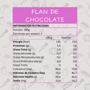 FLAN DE CHOCOLATE INF