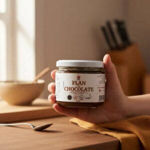 Flan de chocolate 12